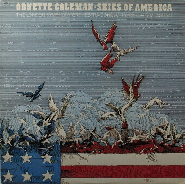 Ornette Coleman, London Symphony Orchestra  Conducted By  David Measham : Skies Of America (LP, Album)
