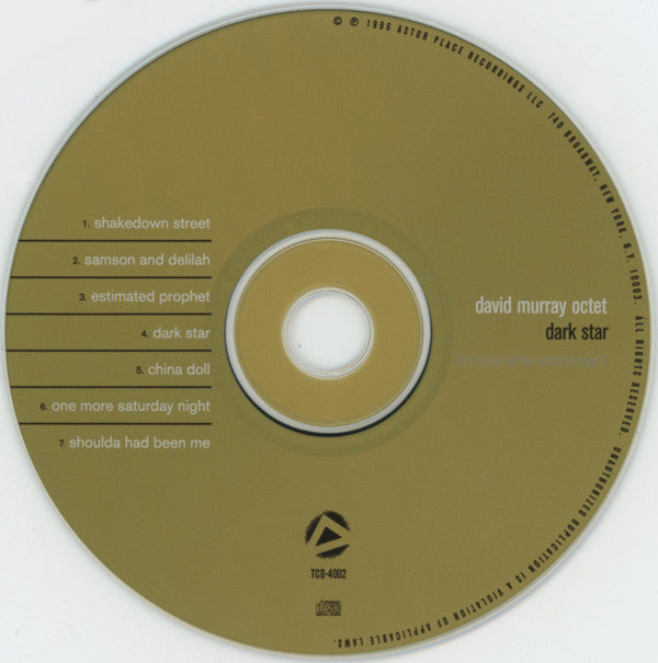 David Murray Octet : Dark Star [The Music Of The Grateful Dead®] (CD, Album)