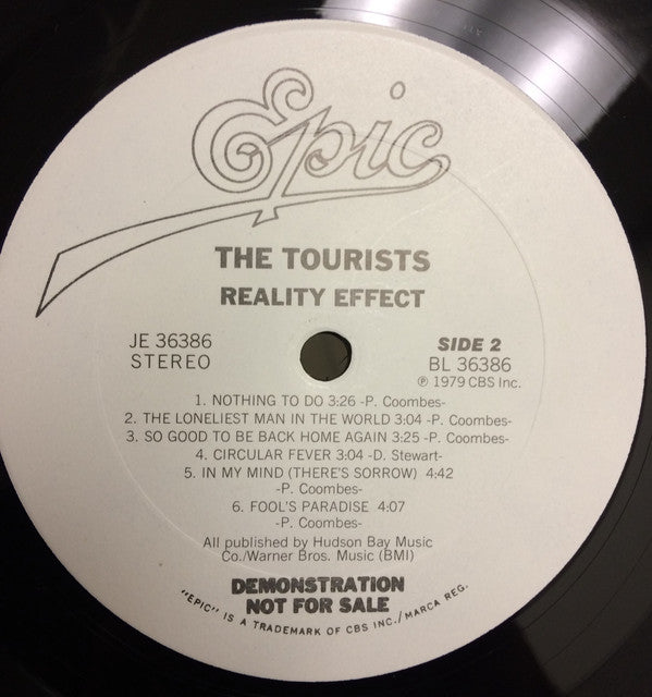 The Tourists : Reality Effect (LP, Album, Promo, San)