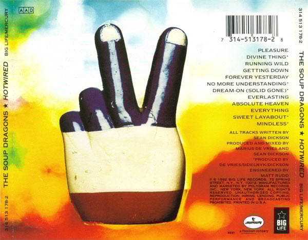 The Soup Dragons : Hotwired (CD, Album)