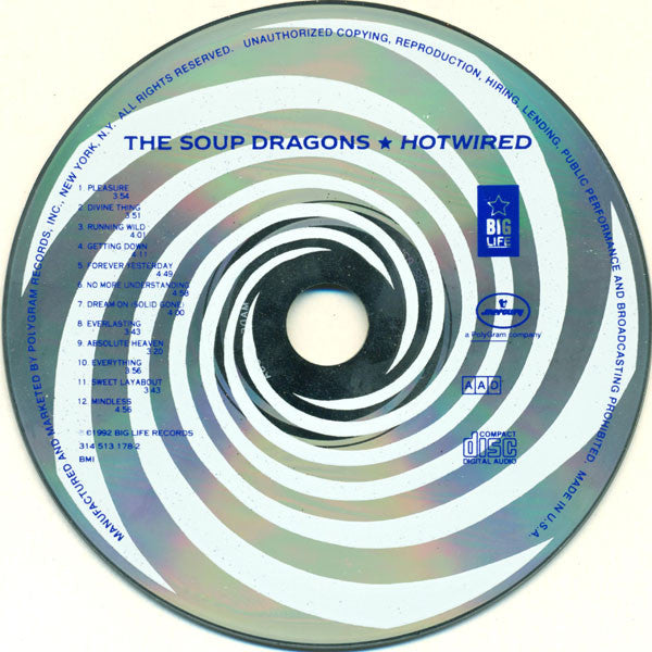 The Soup Dragons : Hotwired (CD, Album)