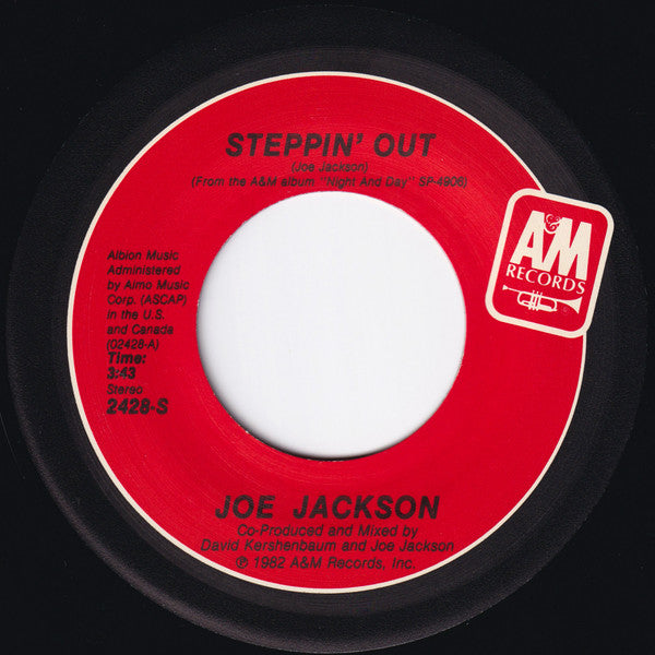 Joe Jackson : Steppin' Out B/W Chinatown (7", Single, Mon)