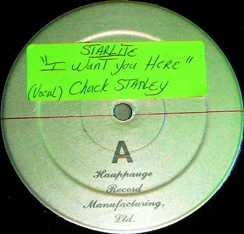 Chuck Stanley : I Want You Here (12", TP)