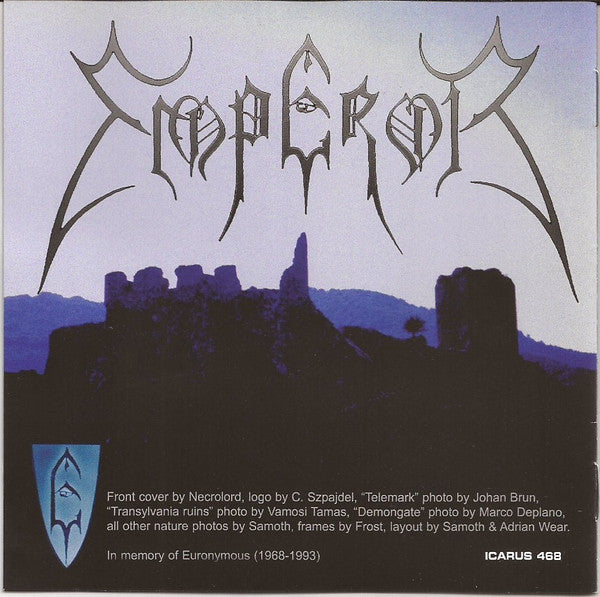 Emperor (2) : In The Nightside Eclipse (CD, Album, Enh, RE)