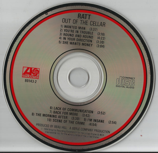Ratt : Out Of The Cellar (CD, Album, RE)