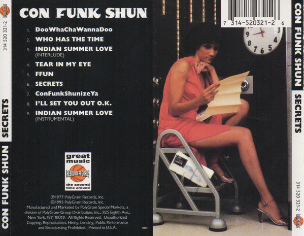 Con Funk Shun : Secrets (Album,Reissue)
