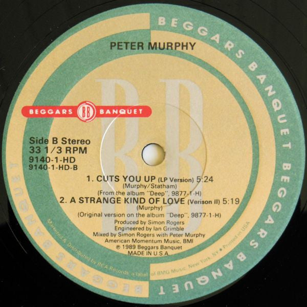 Peter Murphy : Cuts You Up (12")