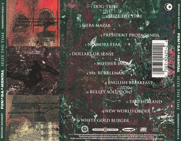 Fun-Da-Mental : Seize The Time (CD, Album)