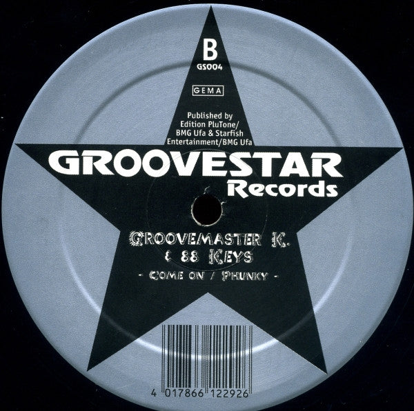 Groovemaster K. & 88 Keys : Come On / Phunky (12")