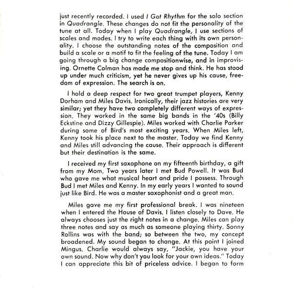 Jackie McLean : Let Freedom Ring (CD, Album, RE)