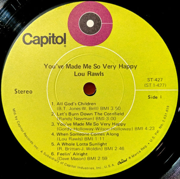 Lou Rawls : You've Made Me So Very Happy (LP, Album)
