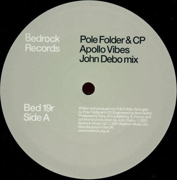 Pole Folder & CP : Apollo Vibes (Remixes) (12")