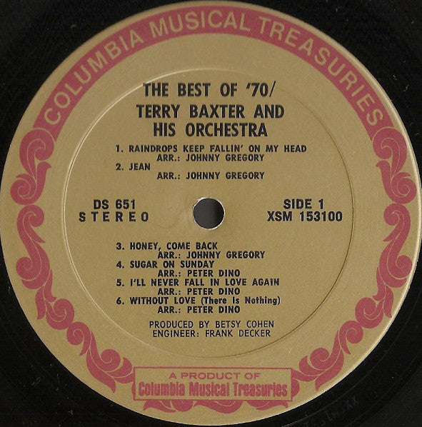 Terry Baxter And His Orchestra* : The Best Of '70 (3xLP, Album, Box)