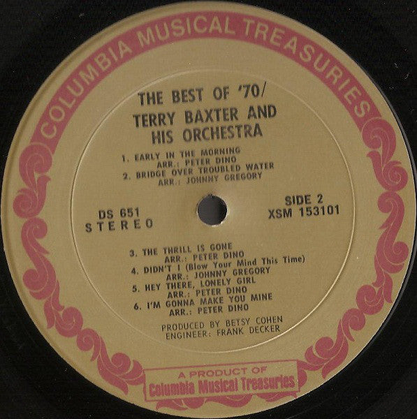 Terry Baxter And His Orchestra* : The Best Of '70 (3xLP, Album, Box)