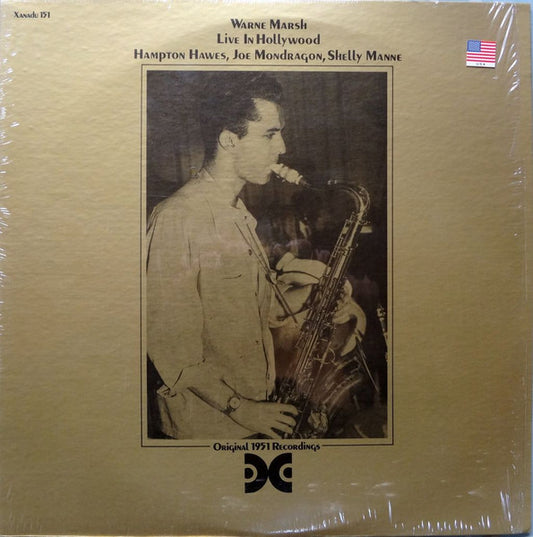 Warne Marsh : Live In Hollywood (LP, Album, RE, RM)