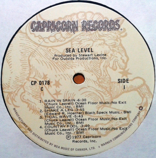 Sea Level : Sea Level (LP, Album, Gat)