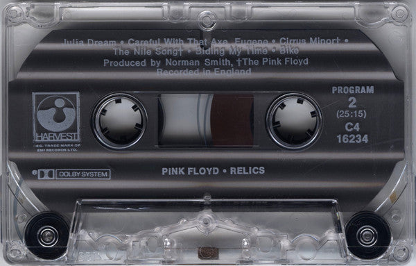 Pink Floyd : Relics (Cass, Comp, RE, Cle)