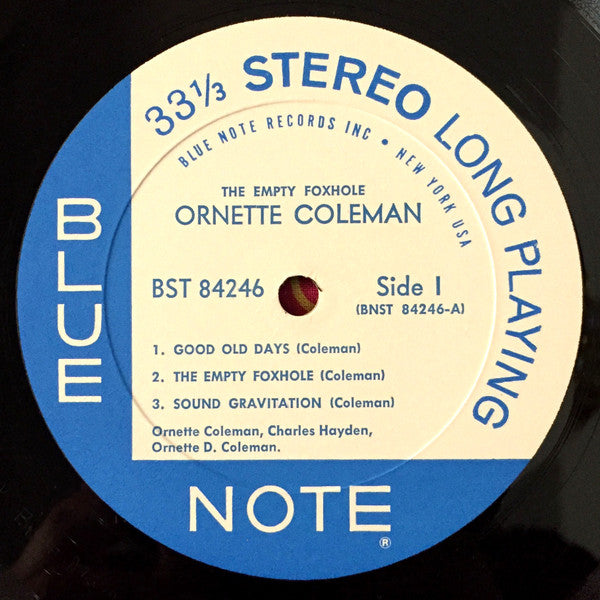 Ornette Coleman : The Empty Foxhole (LP, Album, NY )
