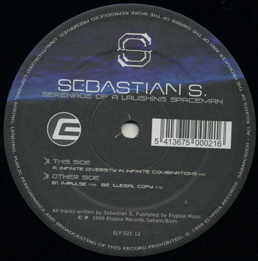 Sebastian S. : Serenade Of A Laughing Spaceman (12")
