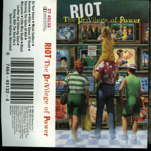 Riot (4) : The Privilege Of Power (Cass, Album, Dol)