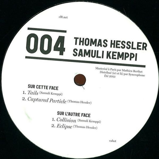 Thomas Hessler, Samuli Kemppi : Cahot EP (12",33 ⅓ RPM,EP)