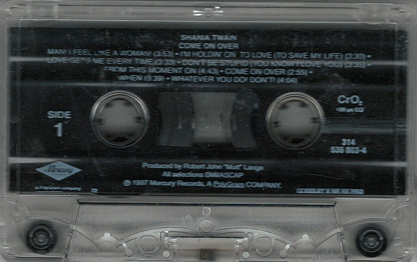 Shania Twain : Come On Over (Cass, Album)