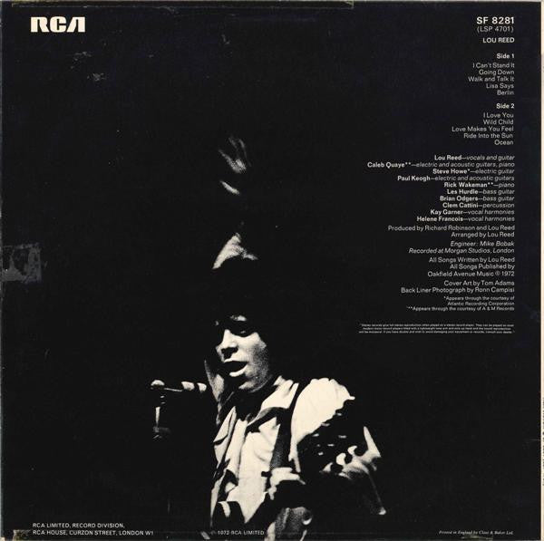 Lou Reed : Lou Reed (LP, Album)