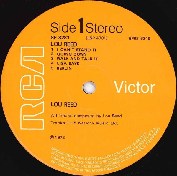 Lou Reed : Lou Reed (LP, Album)