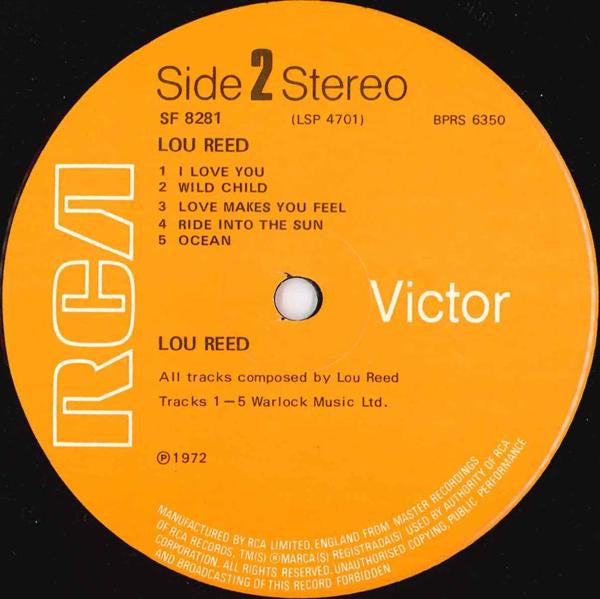 Lou Reed : Lou Reed (LP, Album)