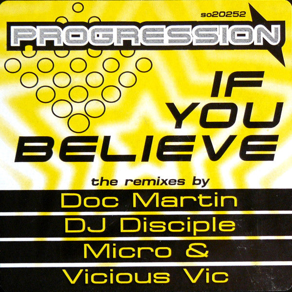 Progression : If You Believe (12")