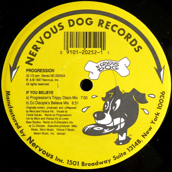 Progression : If You Believe (12")