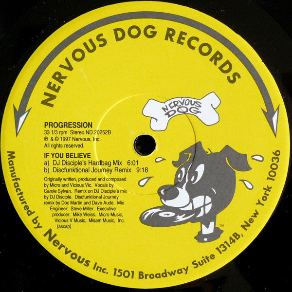Progression : If You Believe (12")