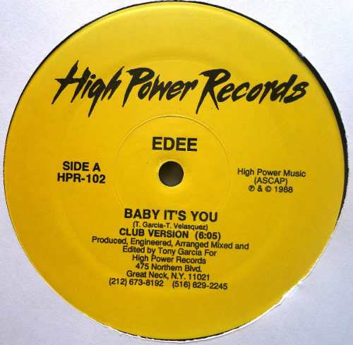 Edee : Baby It's You  (12")