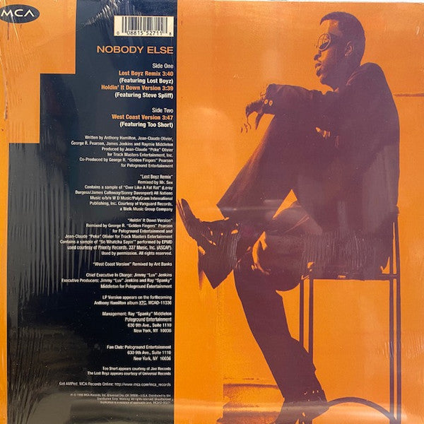 Anthony Hamilton : Nobody Else (Remixes) (12")