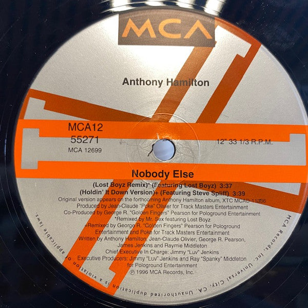Anthony Hamilton : Nobody Else (Remixes) (12")