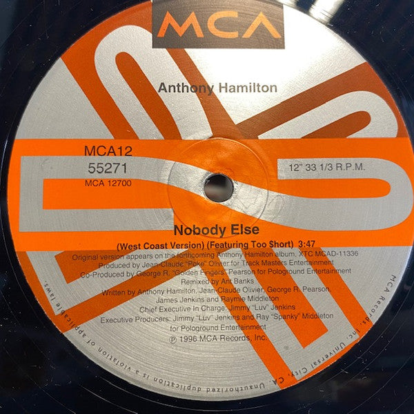 Anthony Hamilton : Nobody Else (Remixes) (12")
