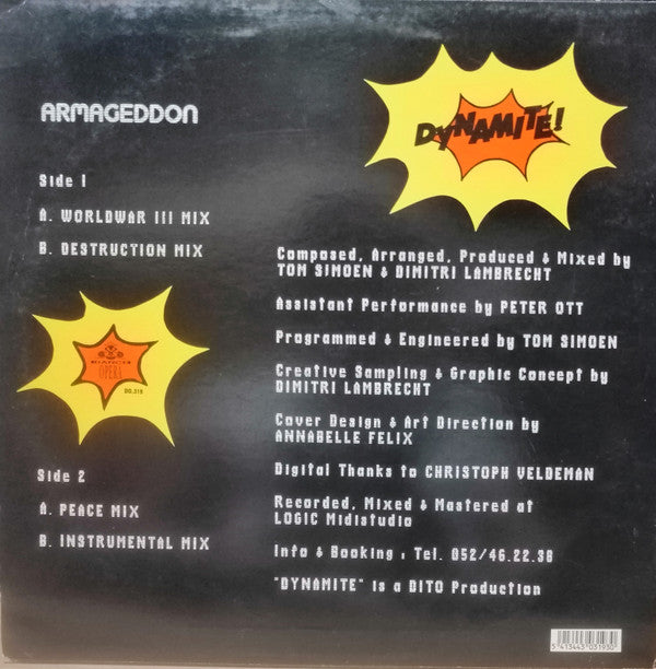 Dynamite : Armageddon (12")