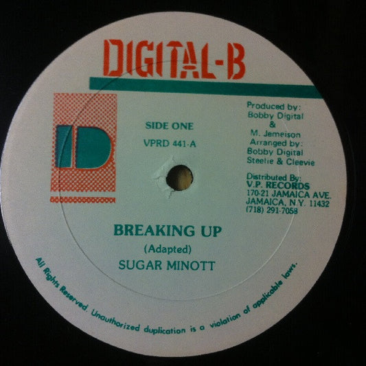 Sugar Minott / Banana Man : Breaking Up / Rough Neck Sound Killer (12")