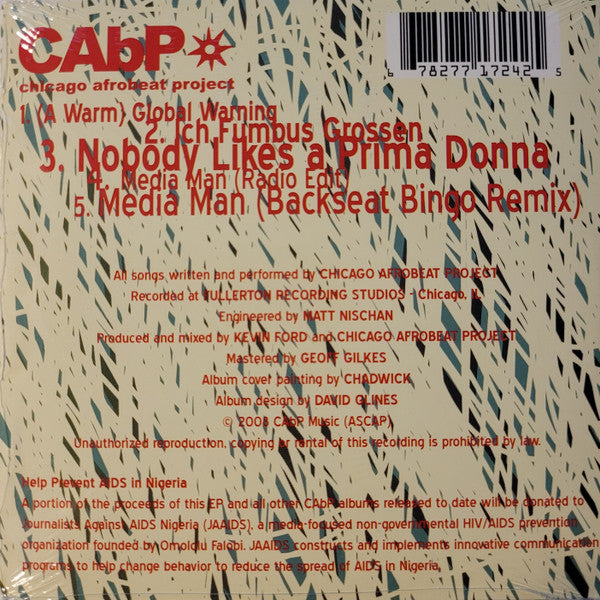 Chicago Afrobeat Project : Off The Grid (CD, MiniAlbum)