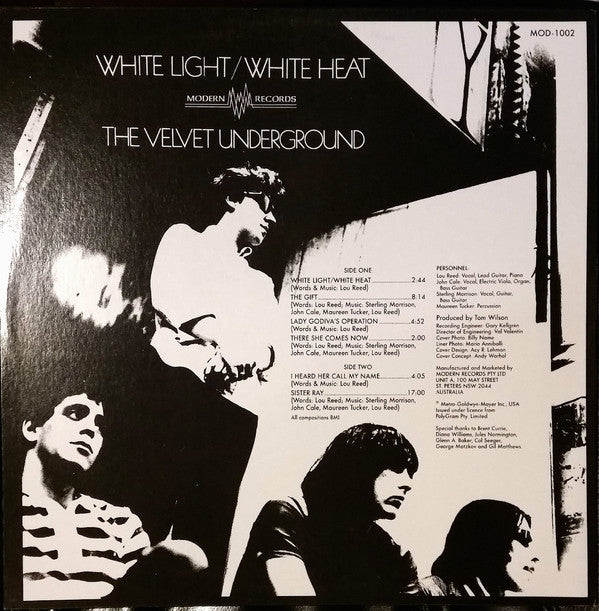 The Velvet Underground : White Light/White Heat (LP, Album, RE, Yel)