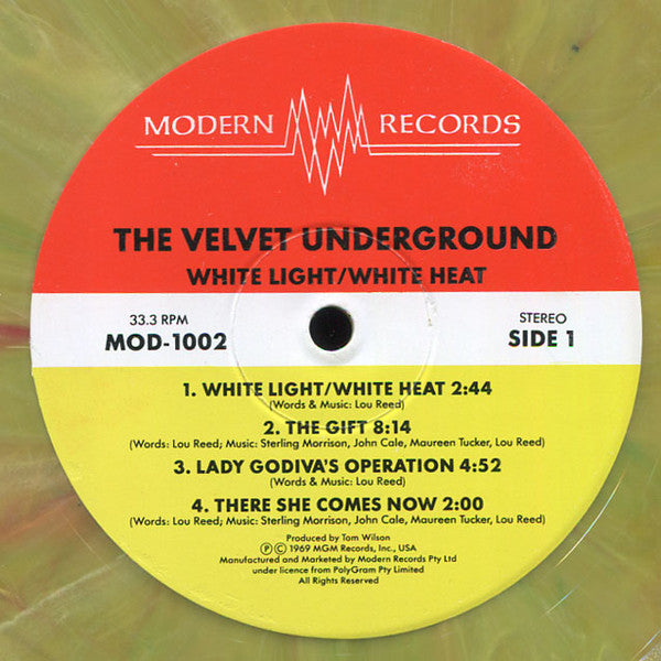 The Velvet Underground : White Light/White Heat (LP, Album, RE, Yel)