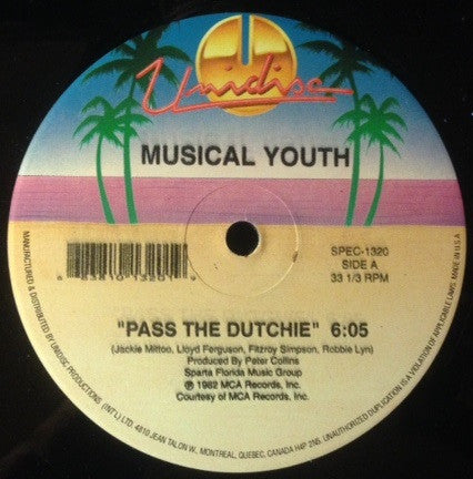 Musical Youth / McFadden & Whitehead : Pass The Dutchie / Ain't No Stoppin' (Ain't No Way) (12")