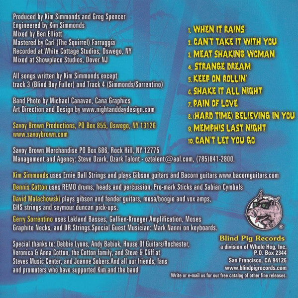 Savoy Brown : Strange Dreams (CD, Jew)