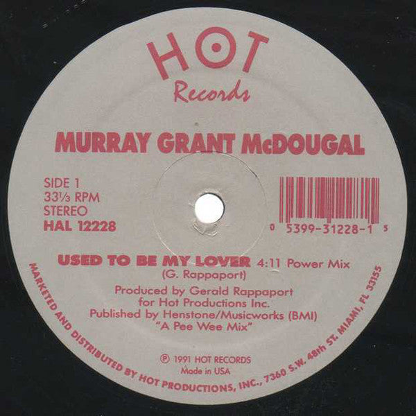 Murray MacDougall : Used To Be My Lover (12",33 ⅓ RPM)