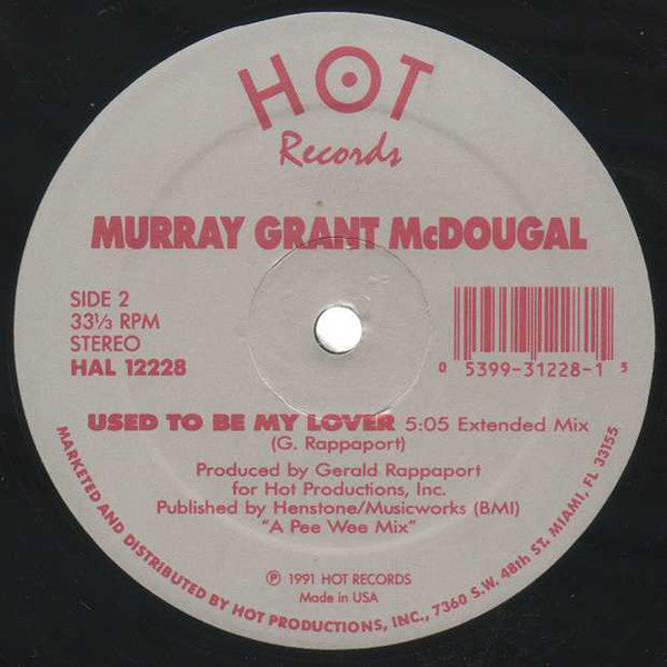 Murray MacDougall : Used To Be My Lover (12",33 ⅓ RPM)