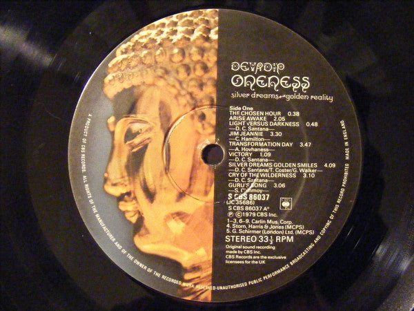 Devadip : Oneness (Silver Dreams-Golden Reality) (LP, Album, Gat)