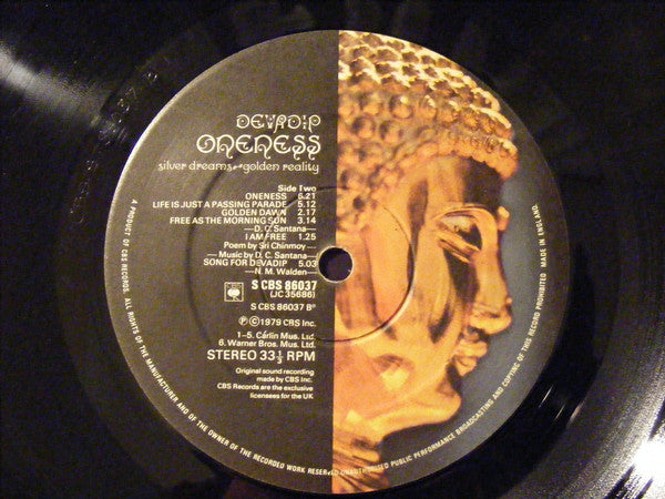 Devadip : Oneness (Silver Dreams-Golden Reality) (LP, Album, Gat)
