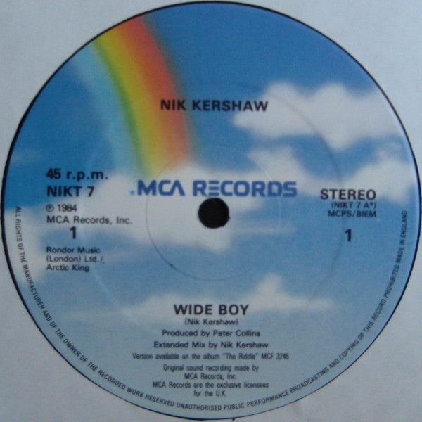 Nik Kershaw : Wide Boy (12", Single)
