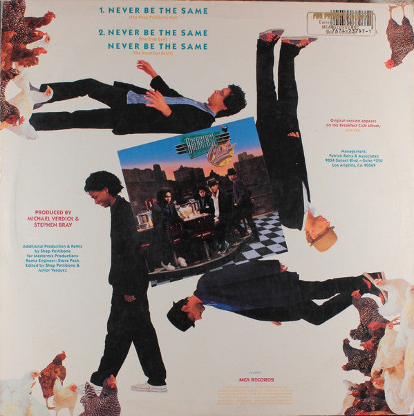 Breakfast Club : Never Be The Same (12", Single)