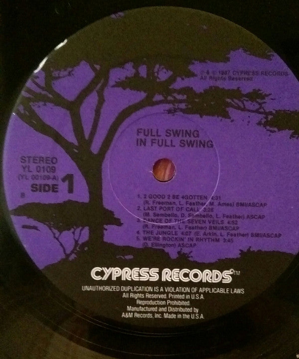 Full Swing* : In Full Swing (LP, Album)